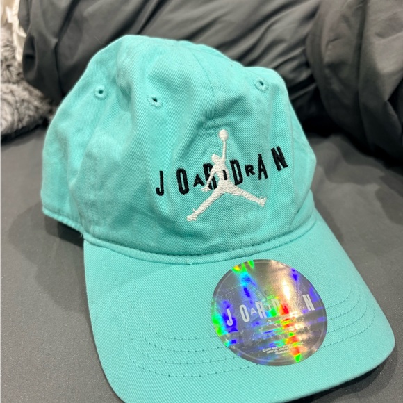 Jordan Other - Jordan Teal Embroidered Jumpman Cap
